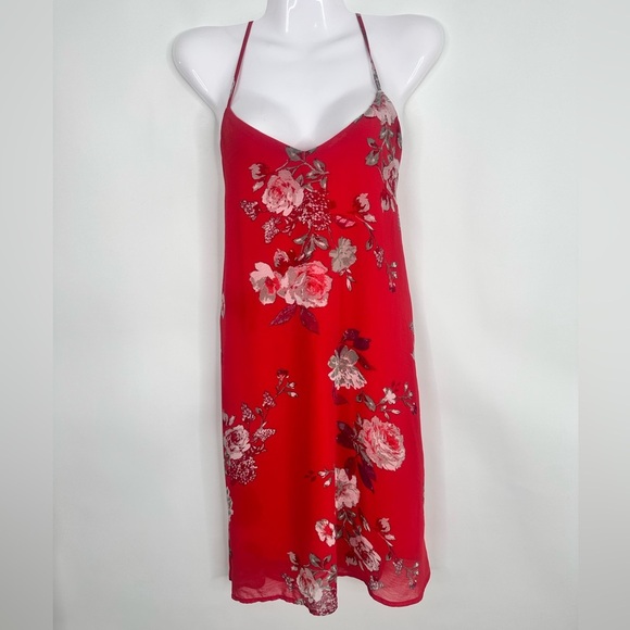Maurices Floral lined razorback‎ Dress size Medium - Picture 1 of 12